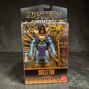 Alcala Skeletor Variant MOTU Core Gold Masters  Universe In Hand Walmart Ex